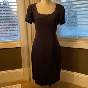 Tahari black short sleeve dress. Size 10.